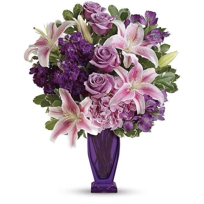  Blushing Violet Bouquet