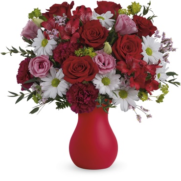 Kissed With Crimson Bouquet