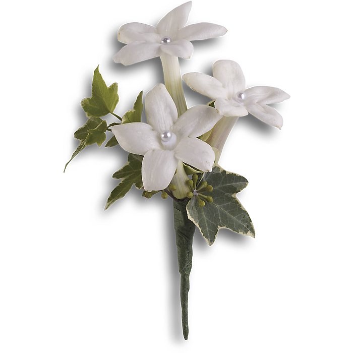 White Gloves Boutonniere