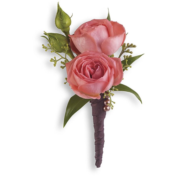 Rose Simplicity Boutonniere