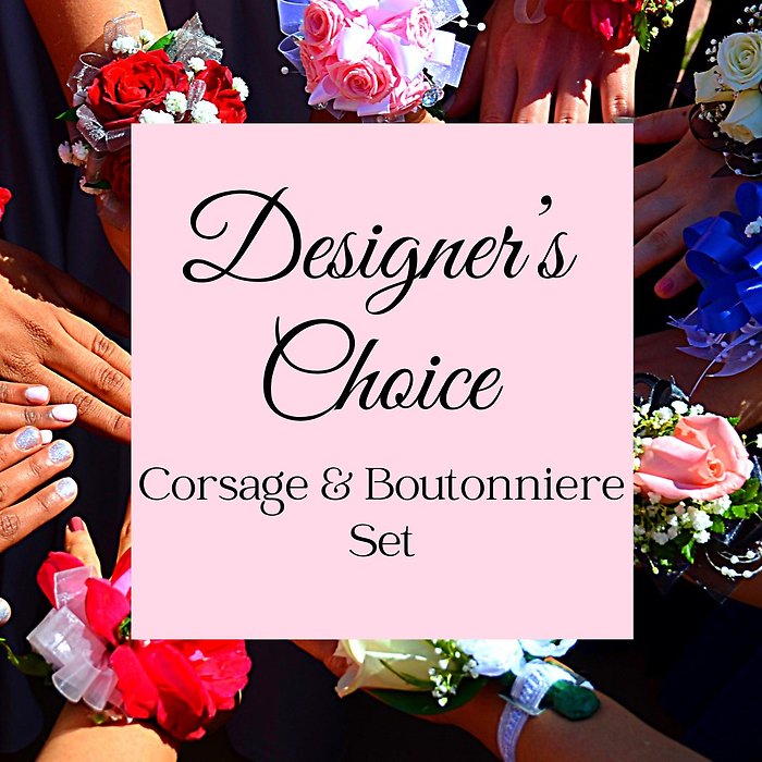 Designer\'s Choice - Corsage & Boutonniere Set
